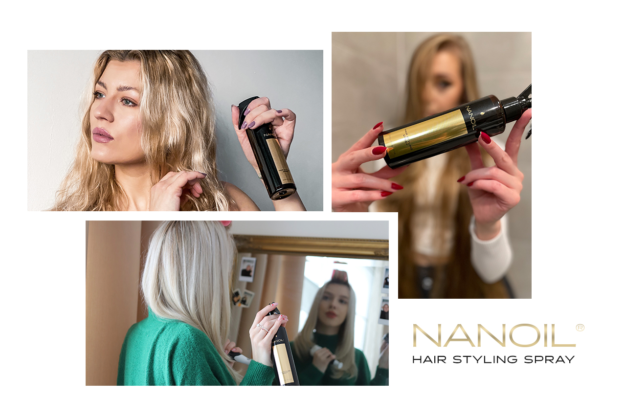 Nanoil spray do stylizacji włosów