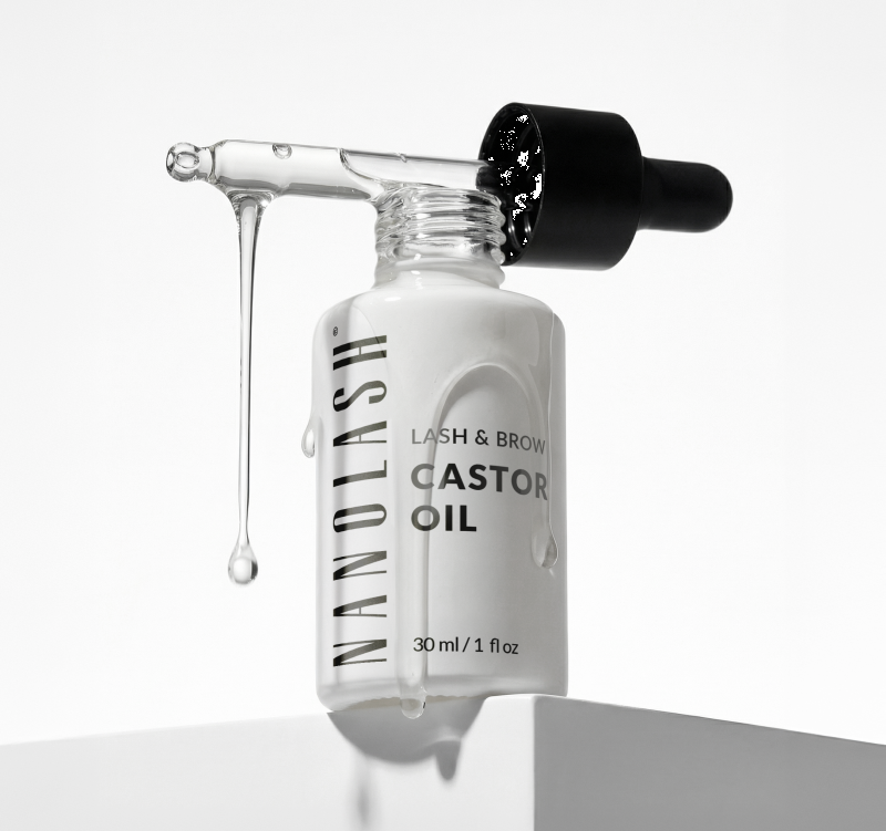 rycynowy olejek nanolash